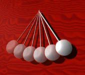 Photo of swinging pendulum